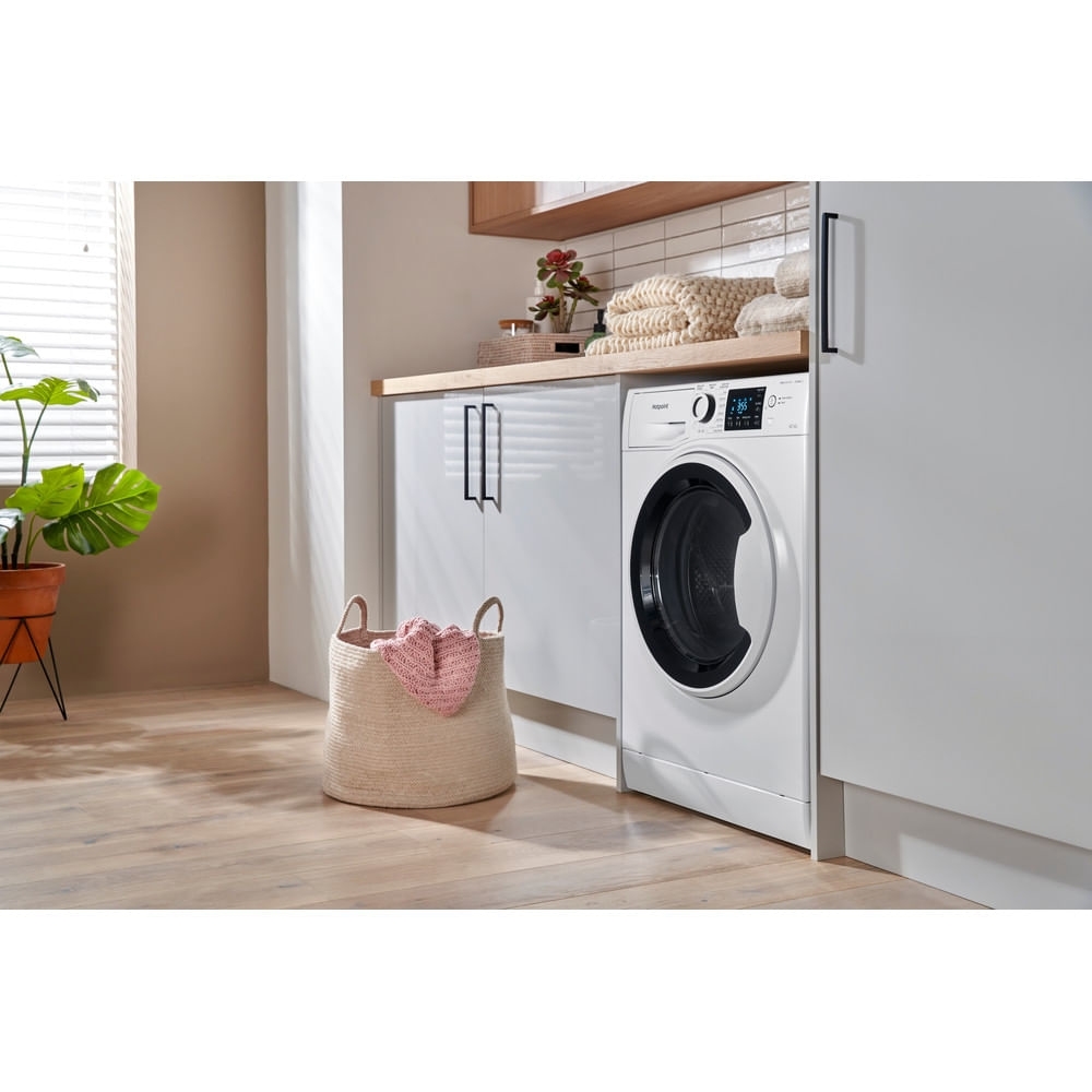 Hotpoint NDB9635WUK Washer Dryer, 9kg/6kg, 1400 Spin, White, D Rated