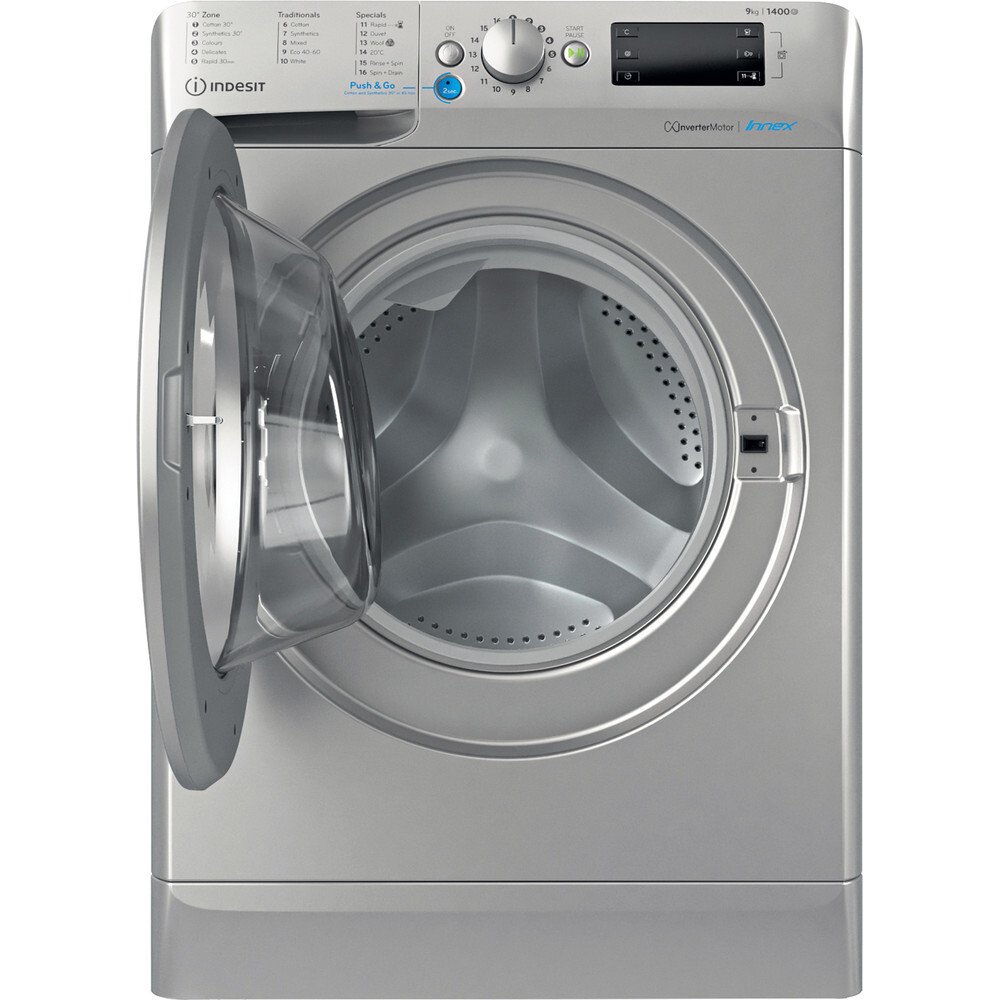 Buy Indesit BWE 91496X S UK N Washing Machine (869991654450) Silver