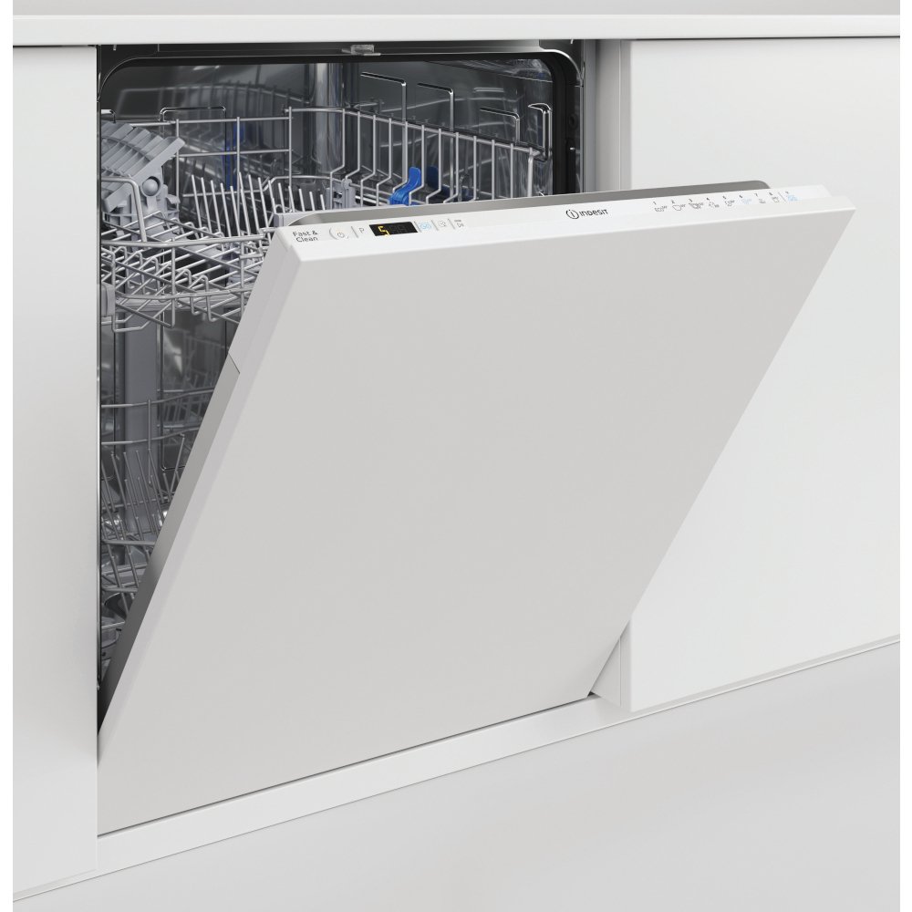 Indesit D2IHD526UK Fully Integrated Dishwasher, 14 Place Settings, E Rated