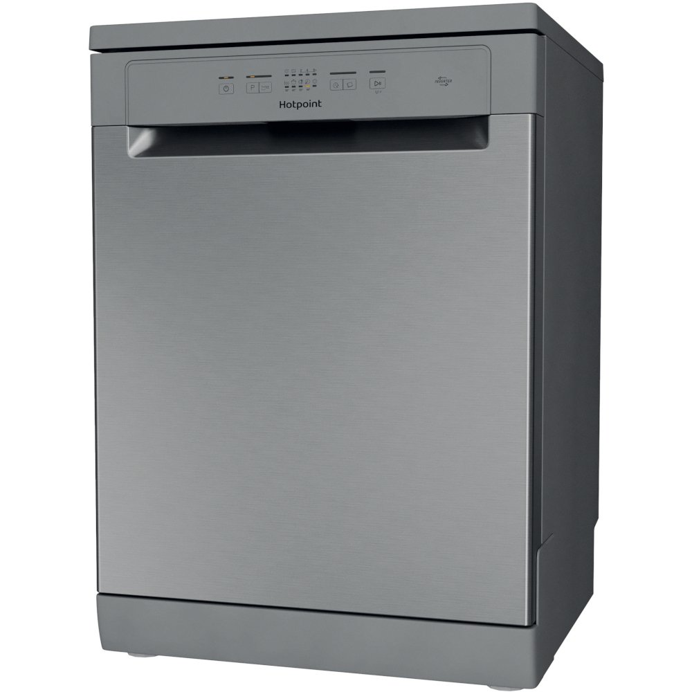 Hotpoint H2FHL626XUK Dishwasher, 14 Place Settings, Stainless Steel, E Rated