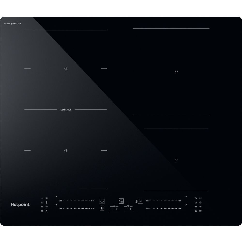 Hotpoint TS3560FCPNE 59cm CleanProtect Induction Hob, Black