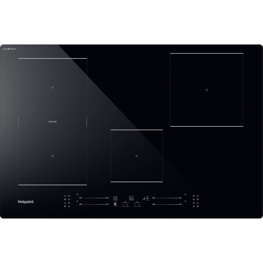 Hotpoint TS6477CCPNE 77cm CleanProtect Induction Hob, Black
