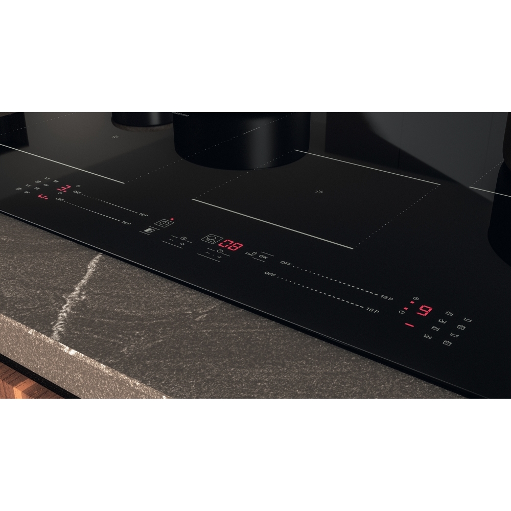 Hotpoint TS6477CCPNE 77cm CleanProtect Induction Hob, Black
