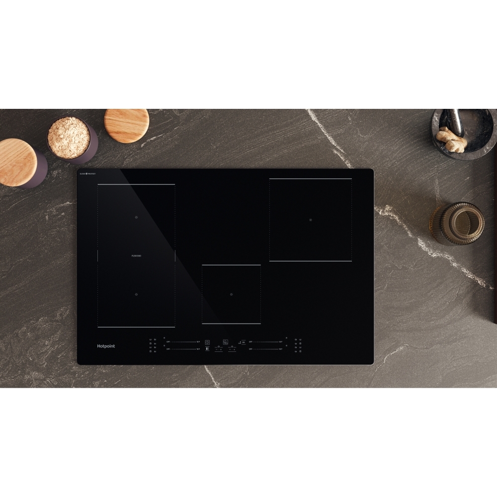 Hotpoint TS6477CCPNE 77cm CleanProtect Induction Hob, Black