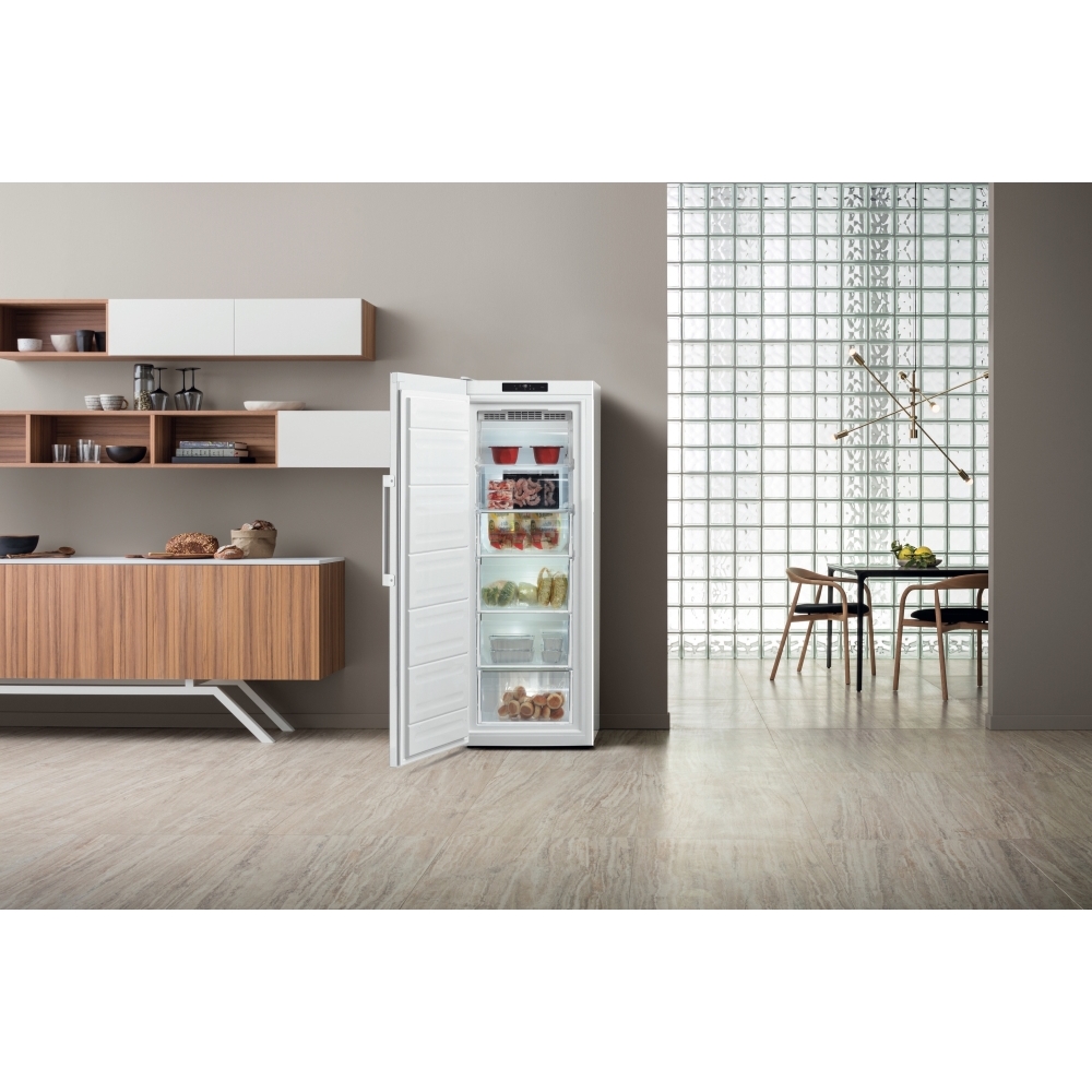 Hotpoint UH6F2CW Frost Free Tall Freezer, White, E Rated
