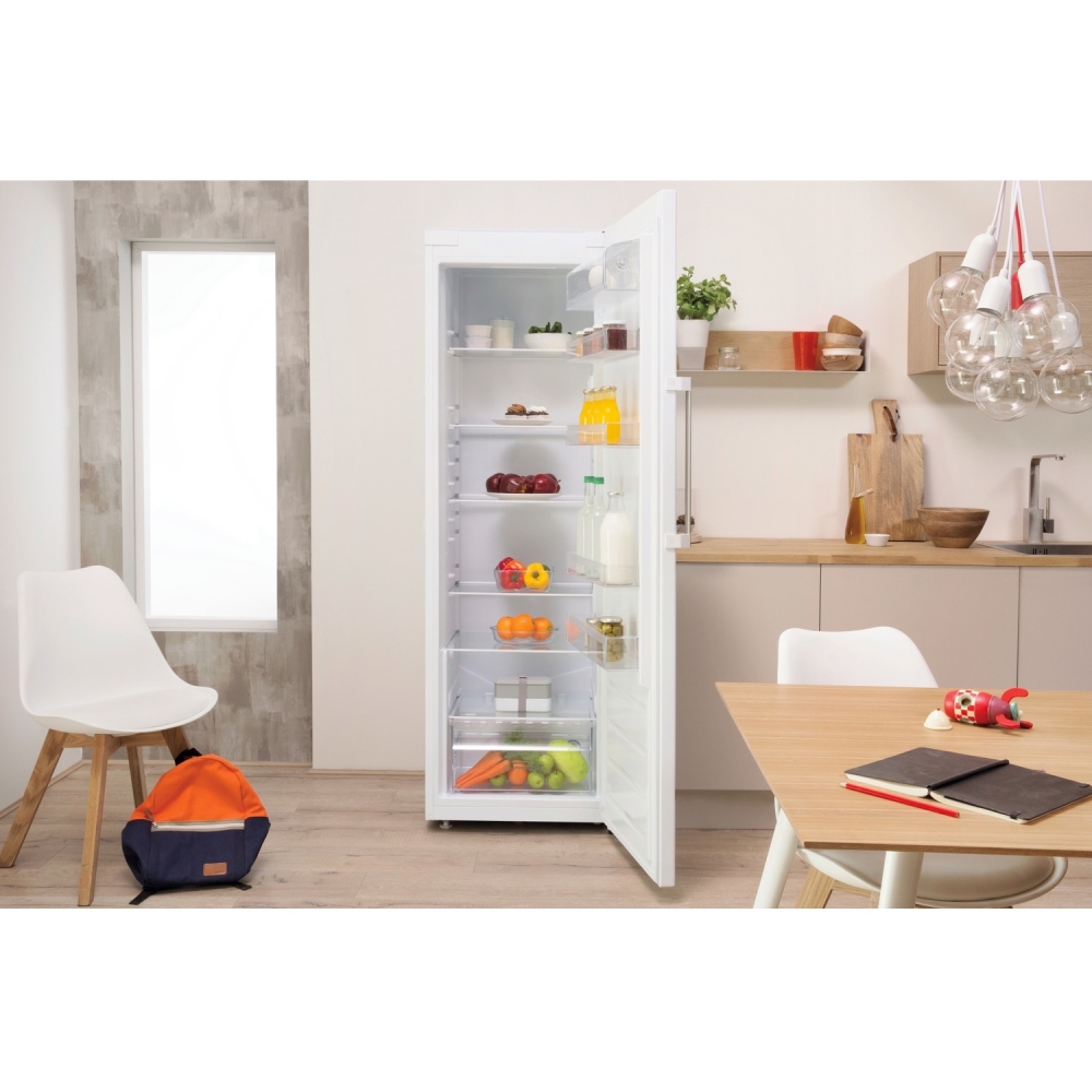 Indesit SI82QWDUK Tall Larder Fridge, White, E Rated