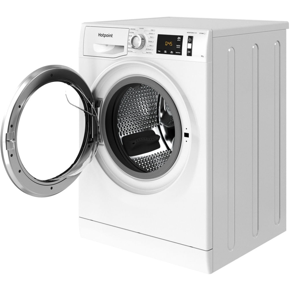 Hotpoint NM11948WSAUK Washing Machine, 9kg, 1300 Spin, White, A Rated