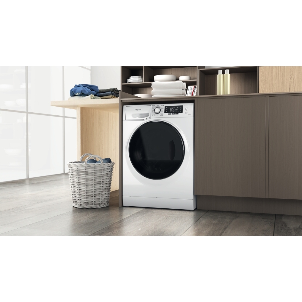 Hotpoint NDD 86448 WDA UK Washer Dryer, 8kg/6kg, 1400 Spin, White, C Rated