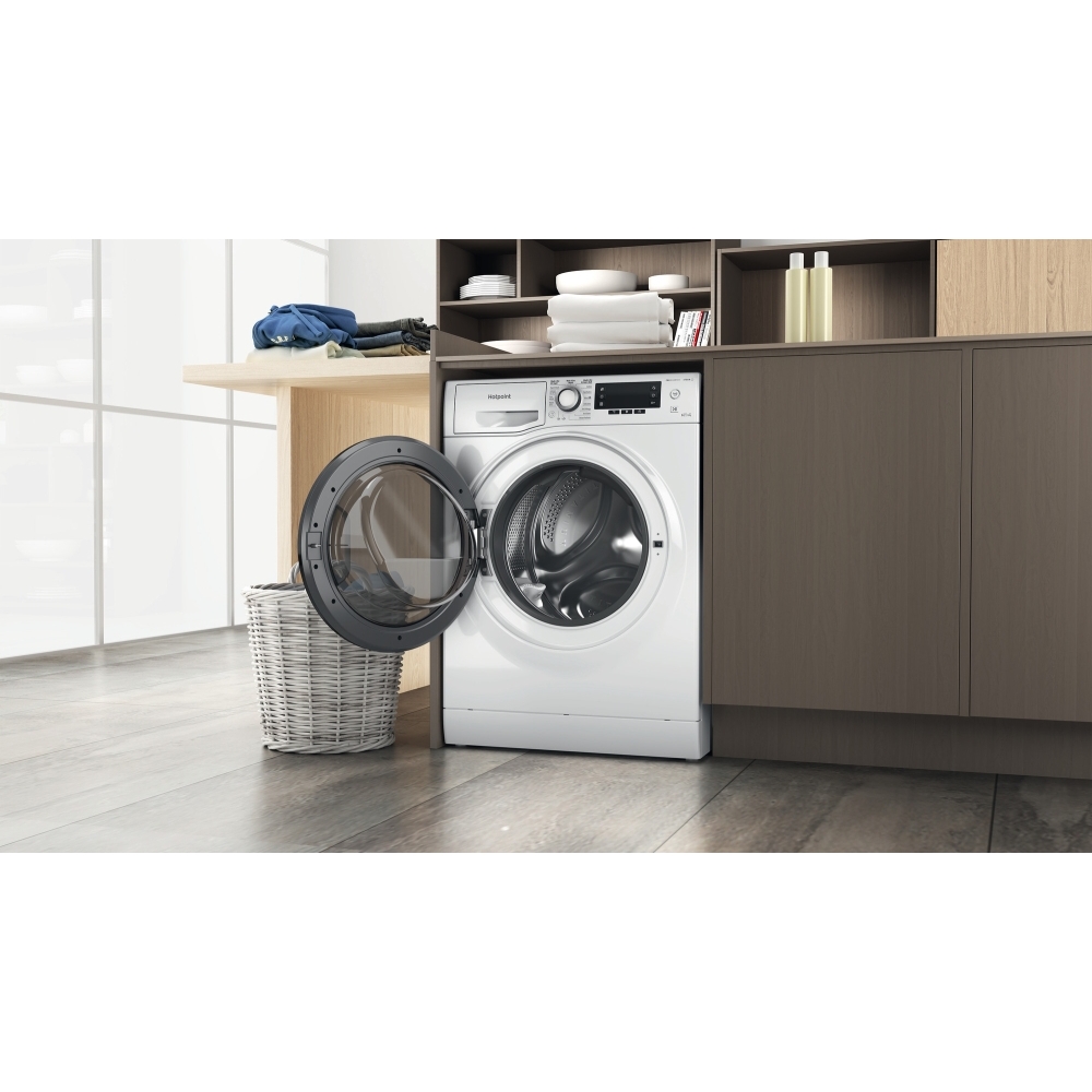 Hotpoint NDD 86448 WDA UK Washer Dryer, 8kg/6kg, 1400 Spin, White, C Rated