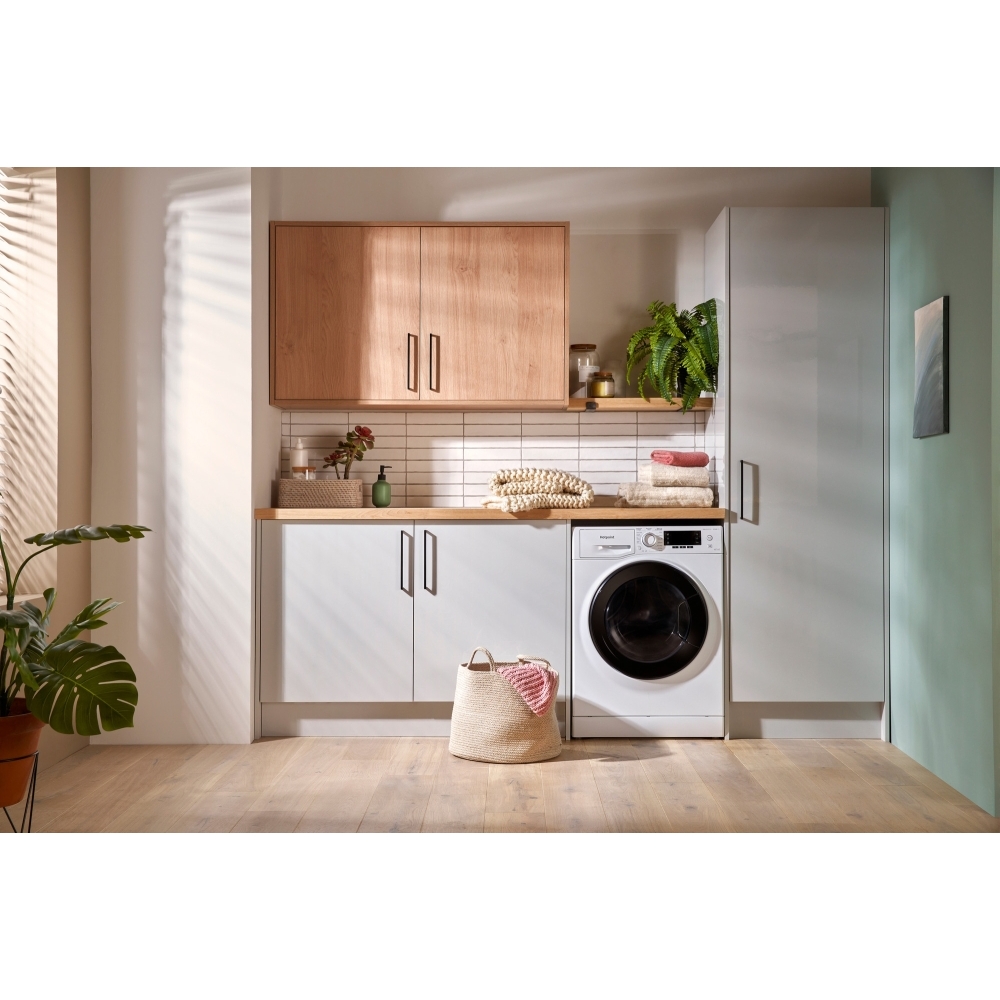 Hotpoint NDD 86448 WDA UK Washer Dryer, 8kg/6kg, 1400 Spin, White, C Rated