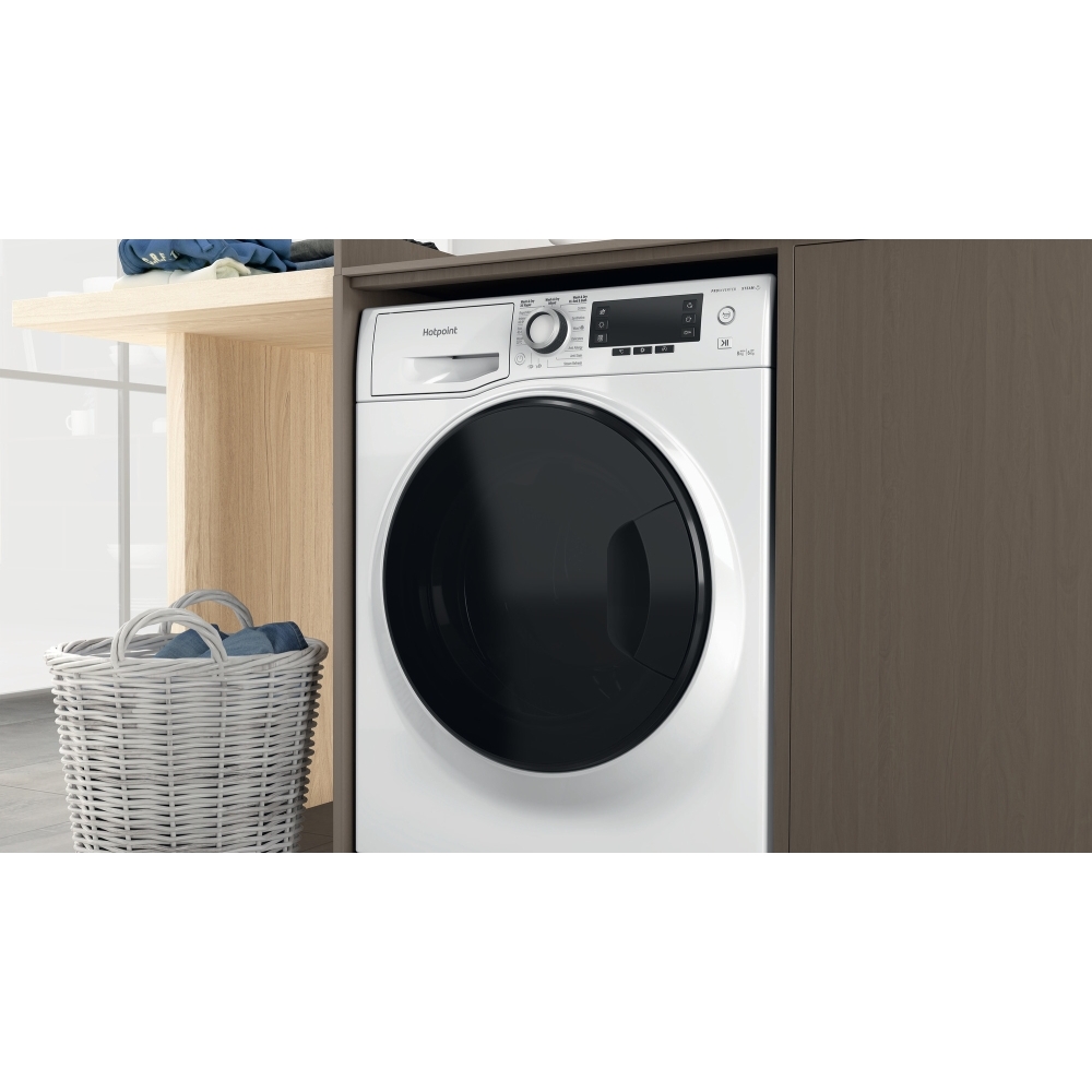 Hotpoint NDD 86448 WDA UK Washer Dryer, 8kg/6kg, 1400 Spin, White, C Rated