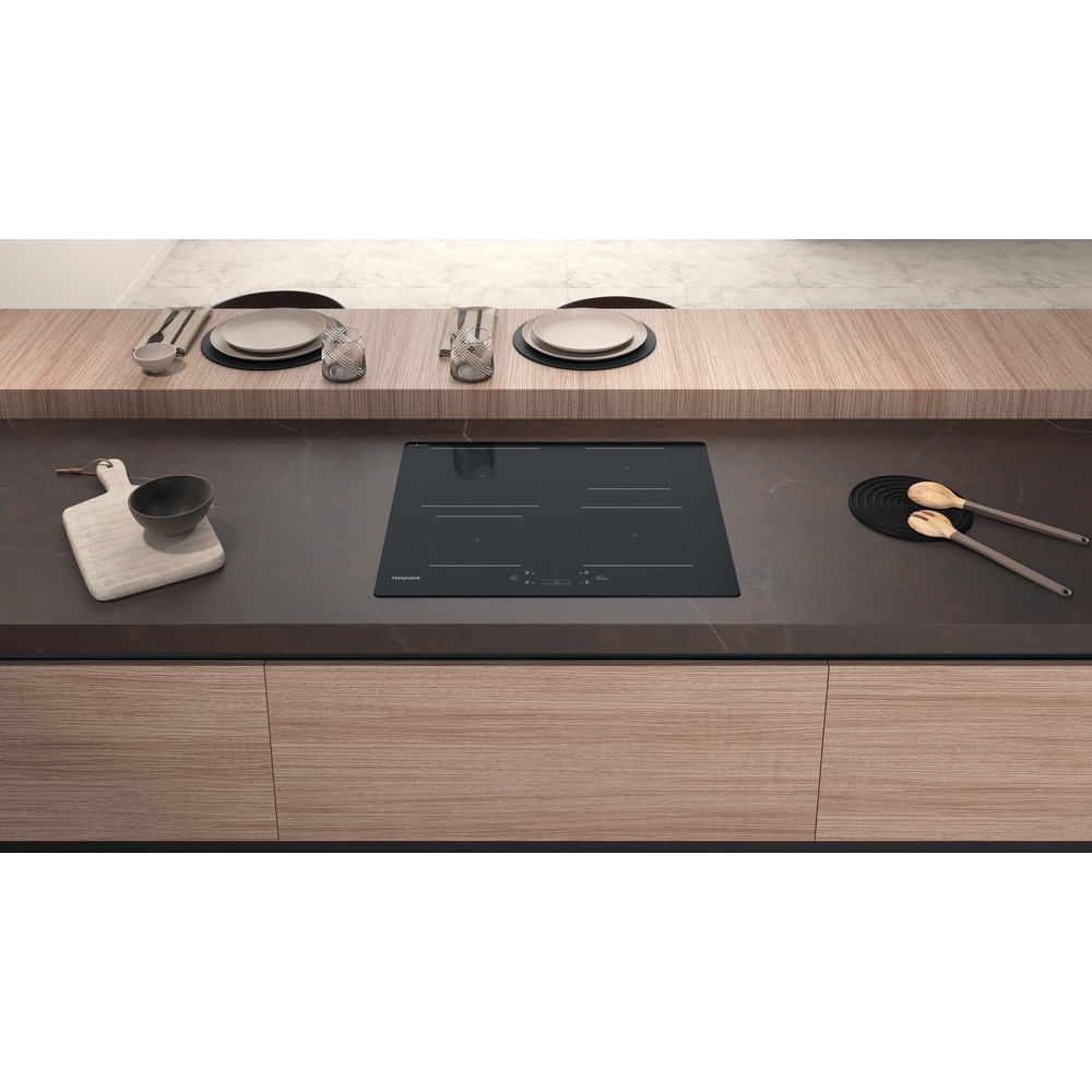 Hotpoint TQ1460SCPNE 59cm Induction Hob, Black, A Rated