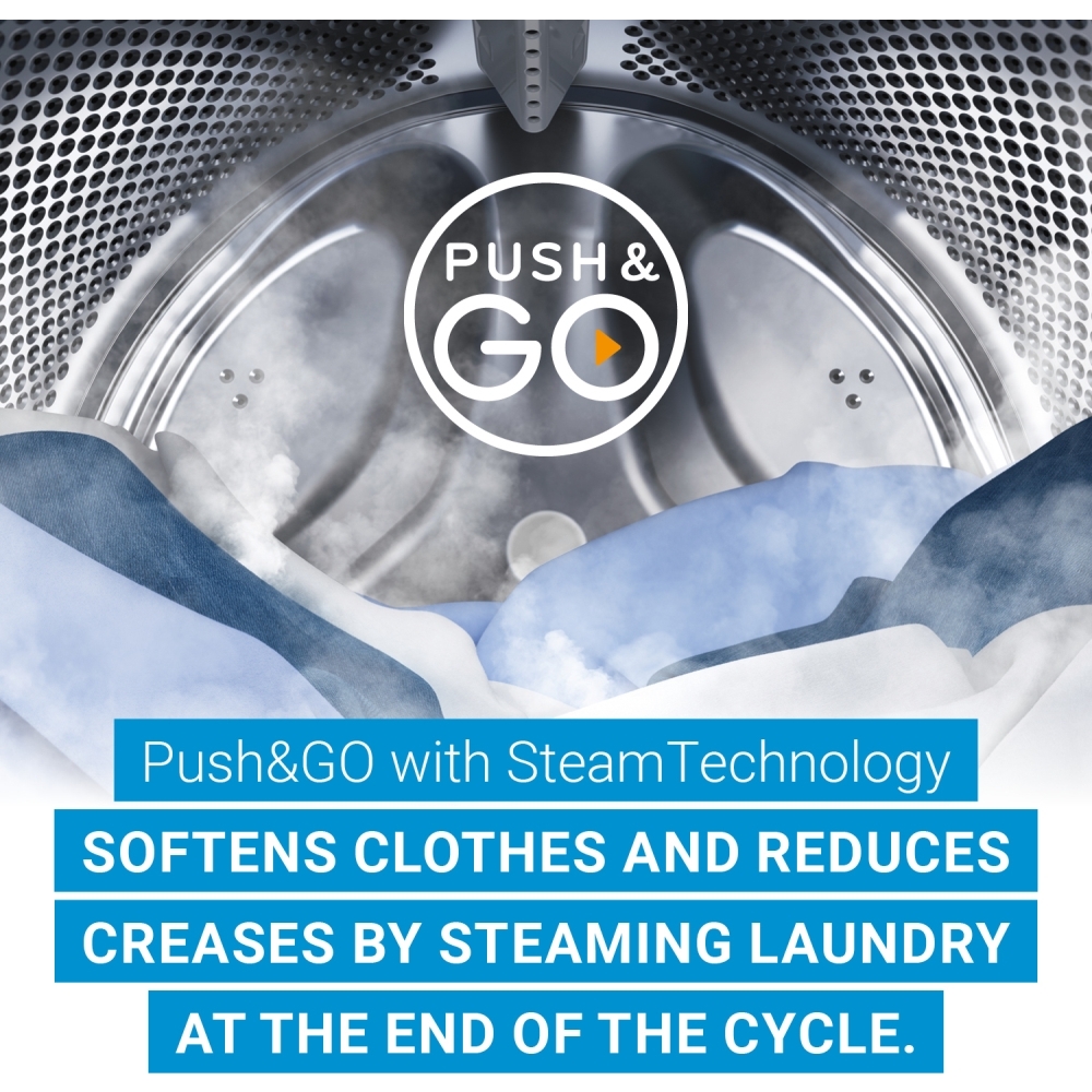 Indesit BDE 96436 SV UK Washer Dryer, 9kg/6kg, 1400 Spin, Silver, D Rated