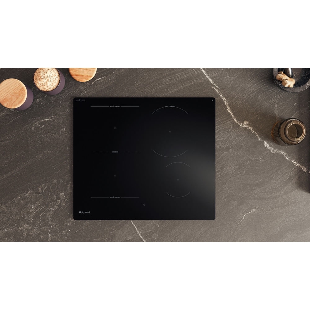 Hotpoint HTX6014DCF 59cm Induction Hob, Black