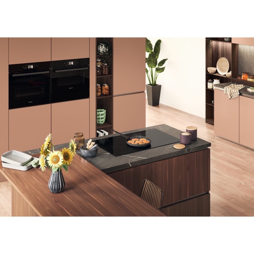 Hotpoint HTX8017DCF2 80cm Induction Hob, Black