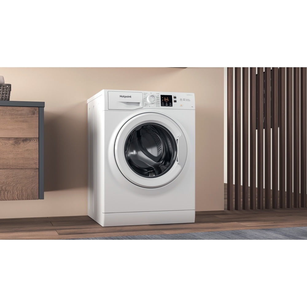 Hotpoint NSWF946WUK Washing Machine, 9kg, 1400 Spin, White, A Rated