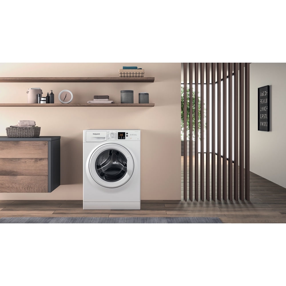 Hotpoint NSWF946WUK Washing Machine, 9kg, 1400 Spin, White, A Rated