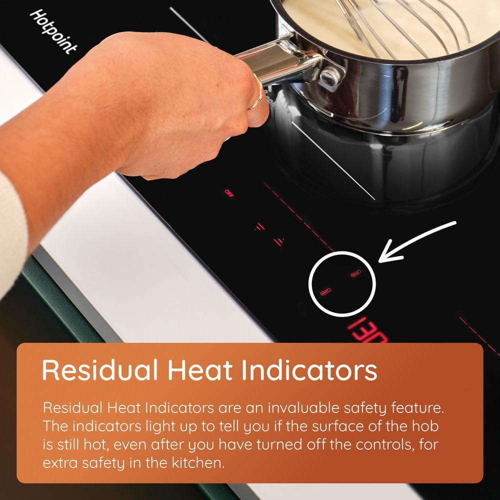 Hotpoint HEX9024DCFF2 91cm Induction Hob, Black