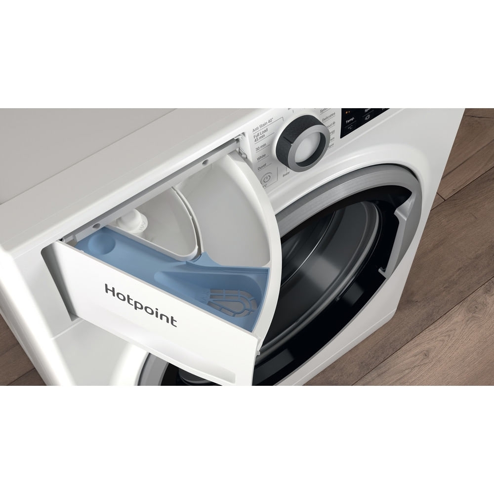 Hotpoint NSWE846WSUK Washing Machine, 8kg, 1300 Spin, White, A Rated
