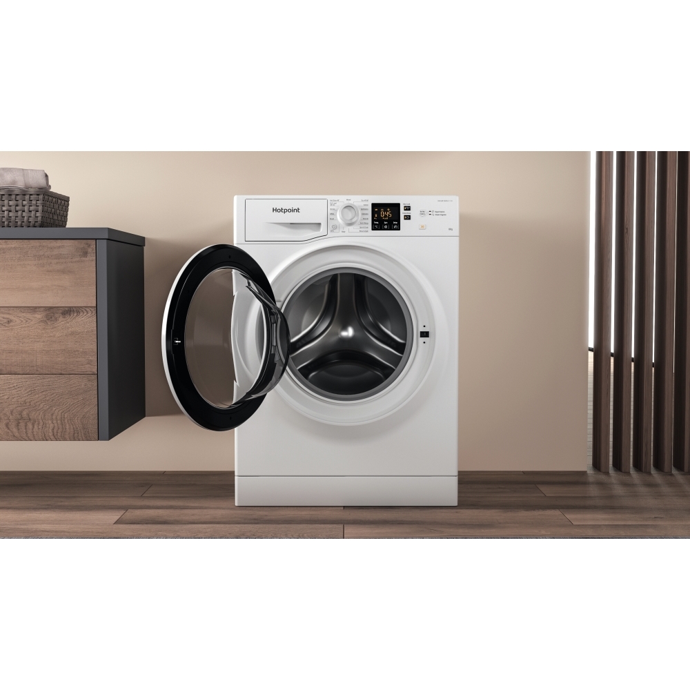 Hotpoint NSWM 946 W UK Washing Machine, 9kg, 1400 Spin, White, A Rated