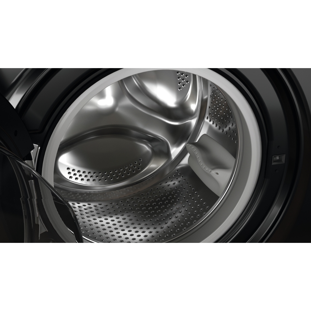 Hotpoint NSWM 946 BS UK Washing Machine, 9kg, 1400 Spin, Black, A Rated