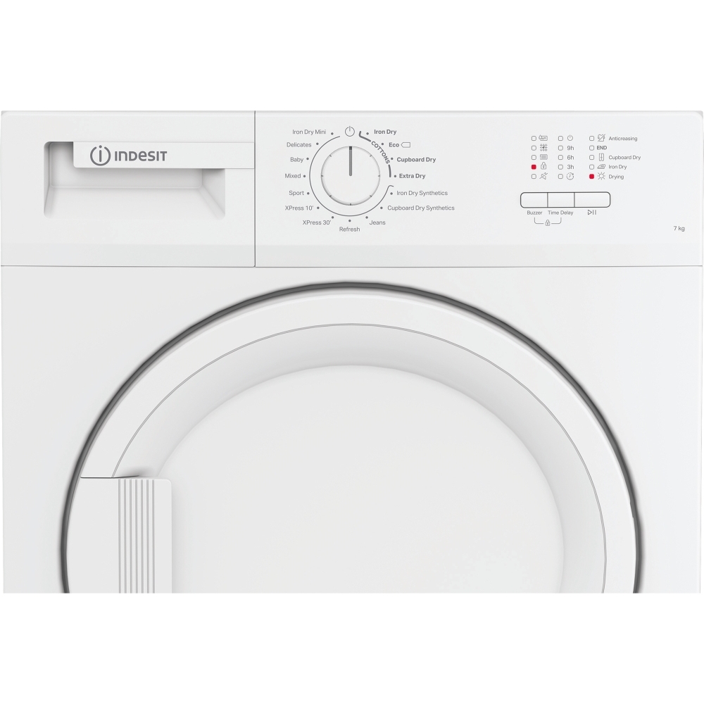 Indesit C YD C82 WWGL UK Condenser Tumble Dryer, 8kg, White, B Rated