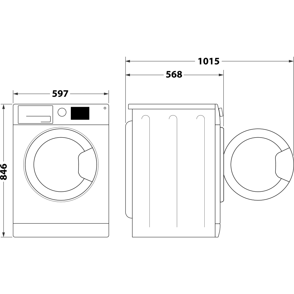 Indesit C YD C82 WWGL UK Condenser Tumble Dryer, 8kg, White, B Rated