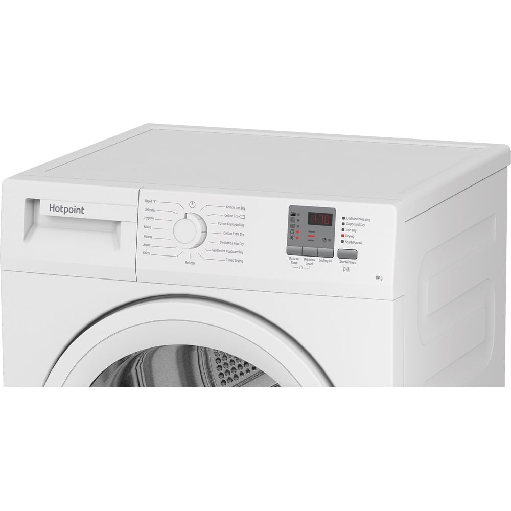 Hotpoint C HD C82 WWGD UK Condenser Tumble Dryer, 8kg, White, B Rated