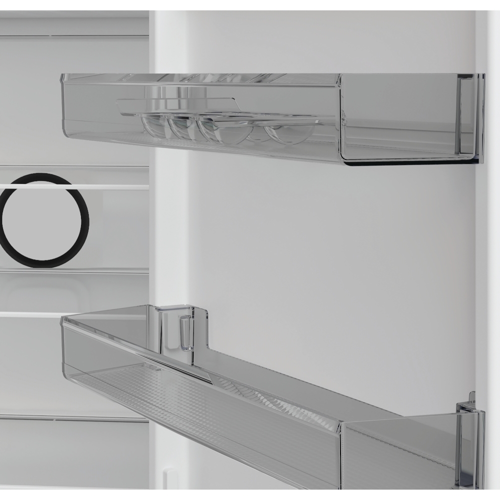 Indesit INK 21411 G4UK Total No Frost Fridge Freezer, 60/40, Silver, E Rated