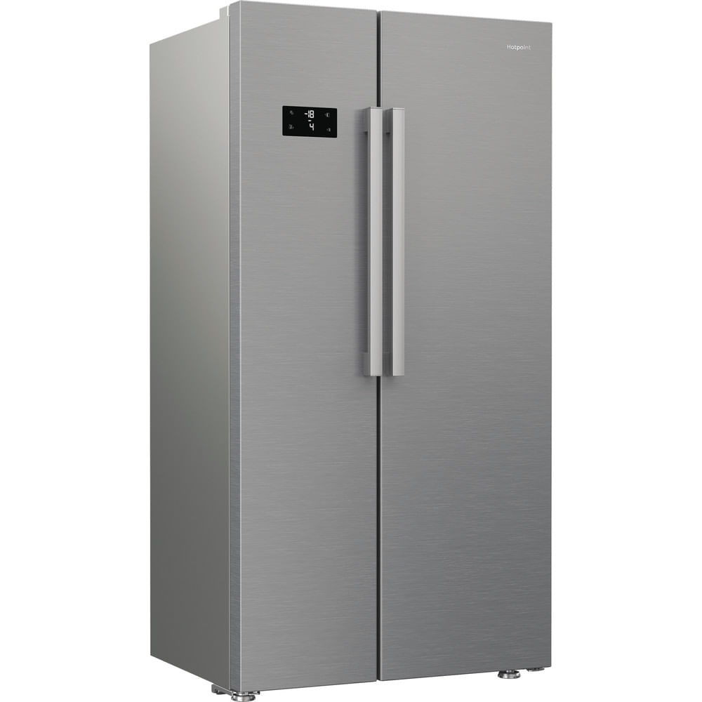 Hotpoint HPG2 6592 XP4UK American Fridge Freezer, Stainless Steel, E Rated,  Non-Plumbed
