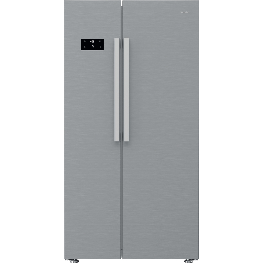 Hotpoint HPG2 6592 XP4UK American Fridge Freezer, Stainless Steel, E Rated,  Non-Plumbed