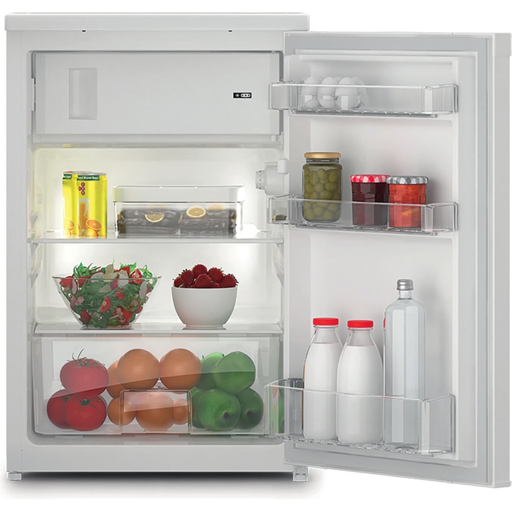 Hotpoint H55V1 112W UK Under Counter Fridge with Ice Box, White, E Rated