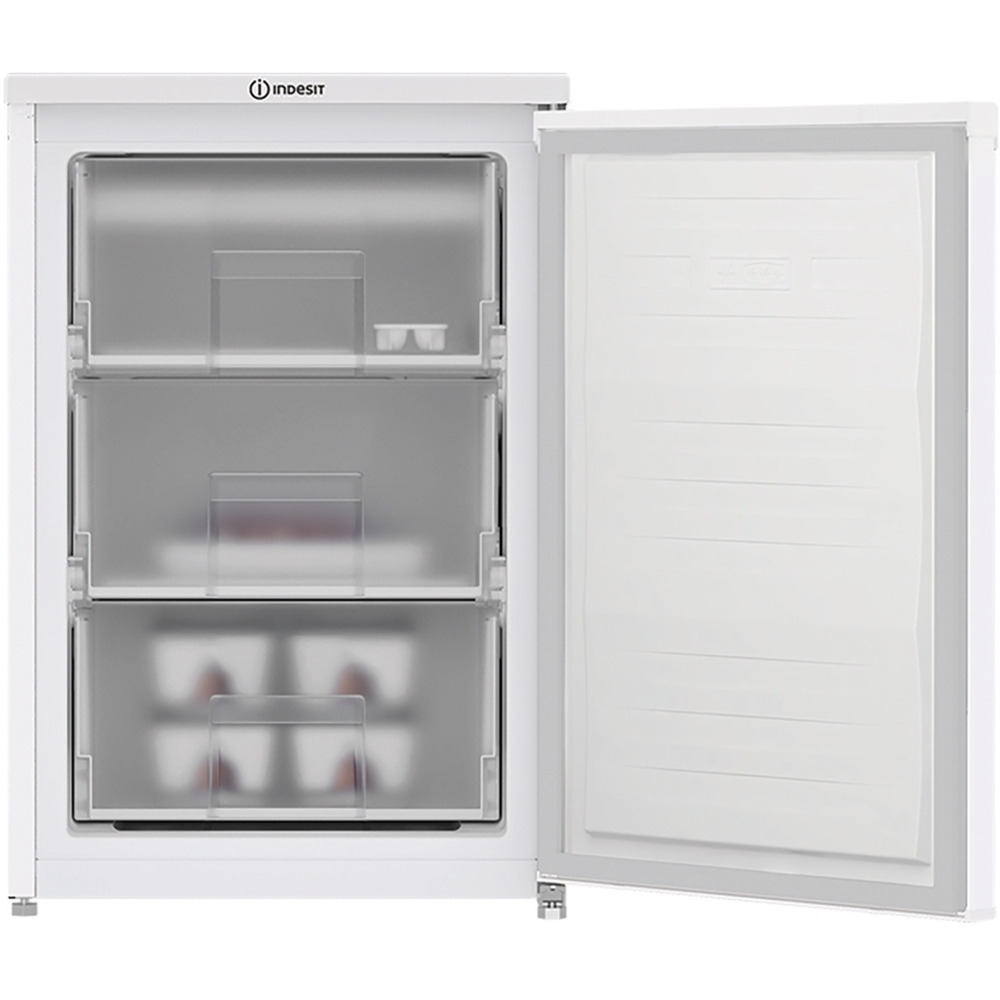 Indesit I55Z1 112W UK Low Frost Under Counter Freezer, White, E Rated