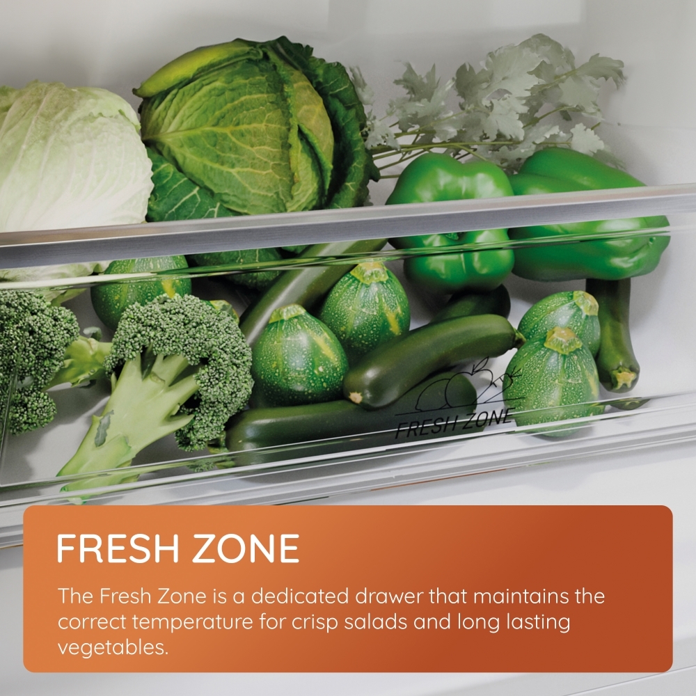Hotpoint H55R1 112W UK Under Counter Larder Fridge, White, E Rated