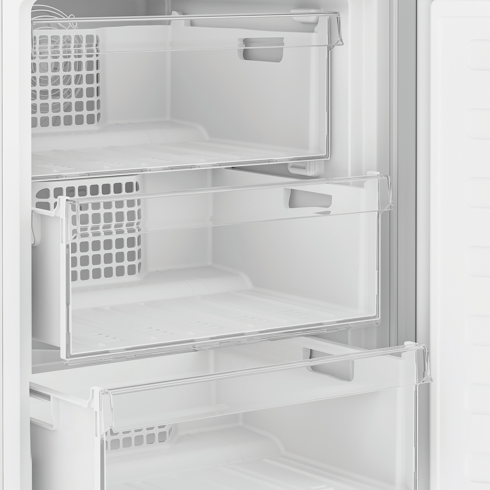 Indesit IKNH 1261 W4UK No Frost Fridge Freezer, 50/50, White, E Rated
