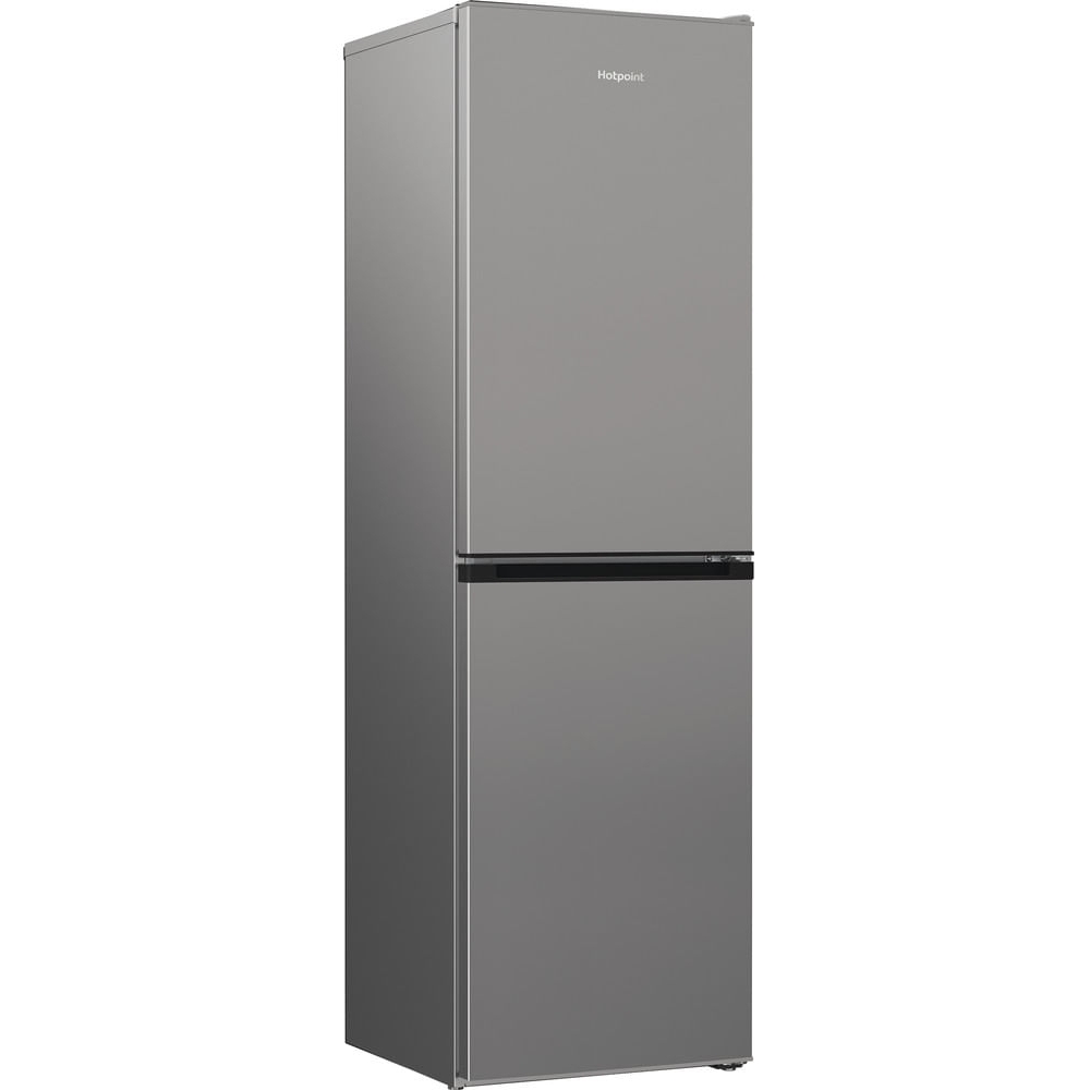 Hotpoint HPKH 1261 S4UK No Frost Fridge Freezer, 50/50, Silver, E Rated