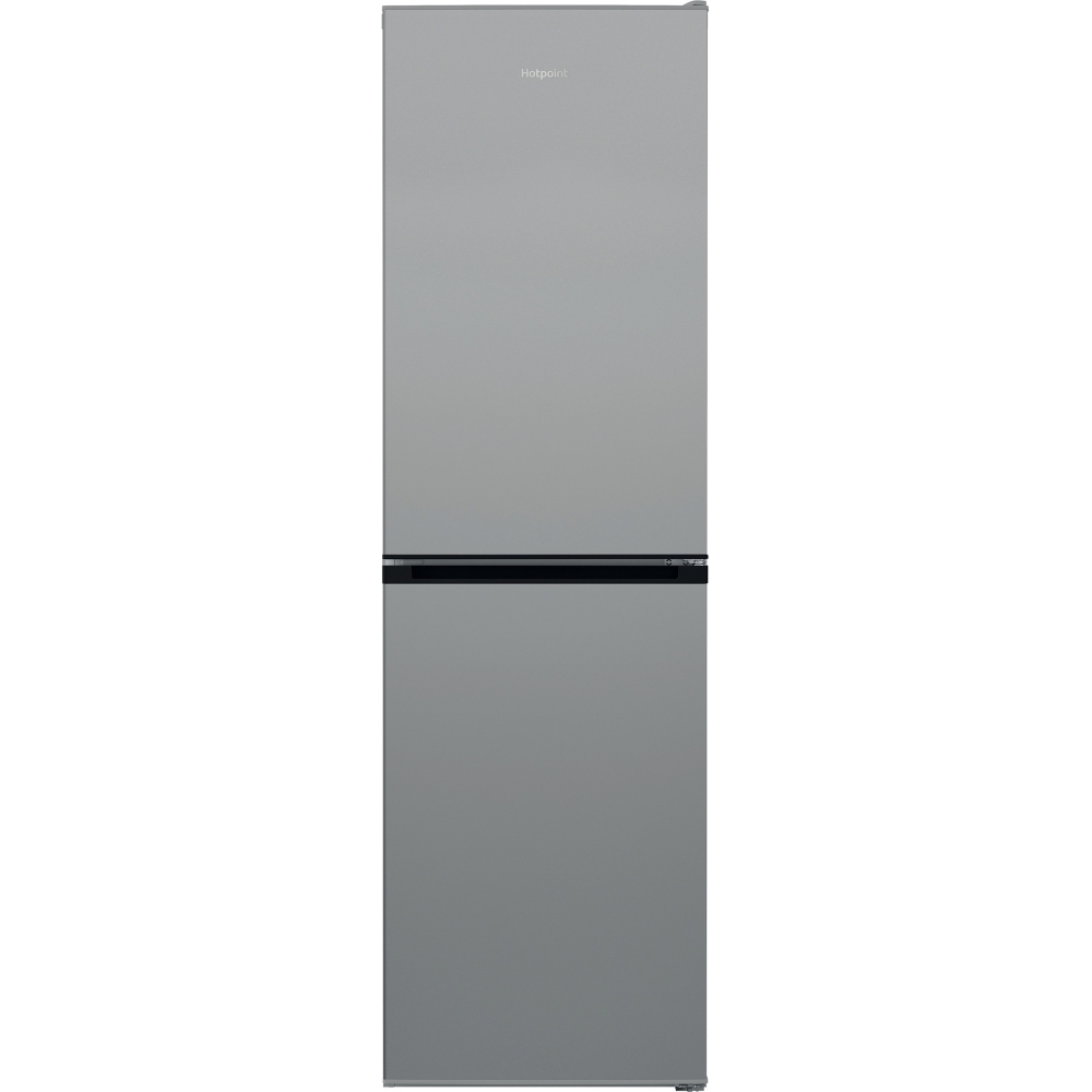 Hotpoint HPKH 1261 S4UK No Frost Fridge Freezer, 50/50, Silver, E Rated
