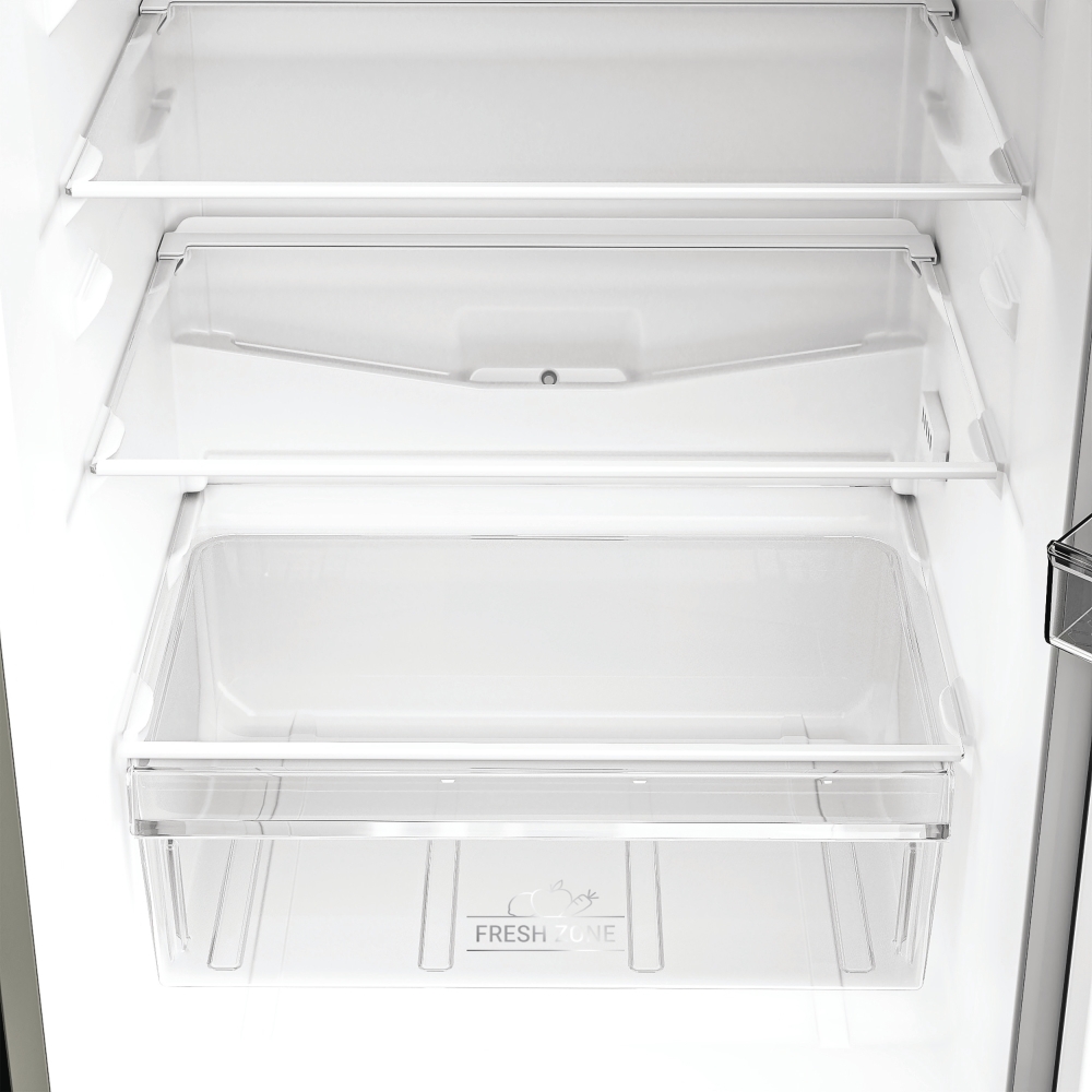 Hotpoint HPKH 1261 S4UK No Frost Fridge Freezer, 50/50, Silver, E Rated
