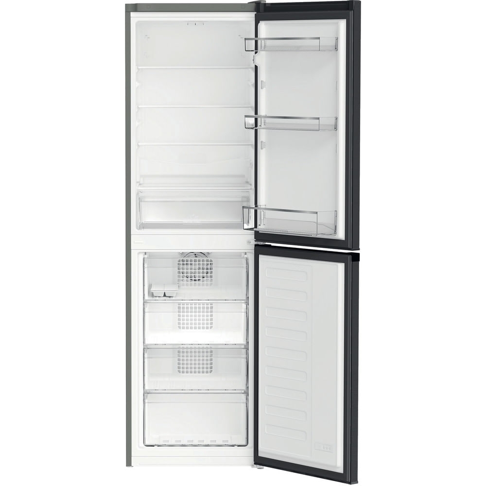 Hotpoint HPKH 1261 XBR4UK No Frost Fridge Freezer, 50/50, Grey, E Rated