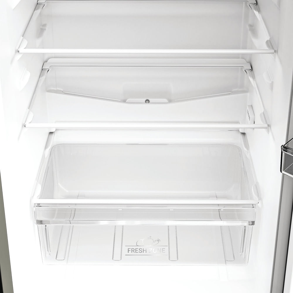 Hotpoint HPKH 1261 XBR4UK No Frost Fridge Freezer, 50/50, Grey, E Rated