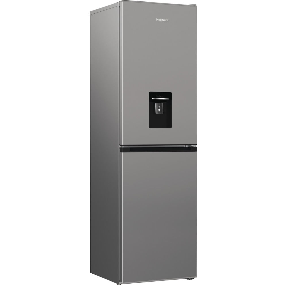 Hotpoint HPKH 1261W S4UK No Frost Fridge Freezer, 50/50, Silver, E Rated