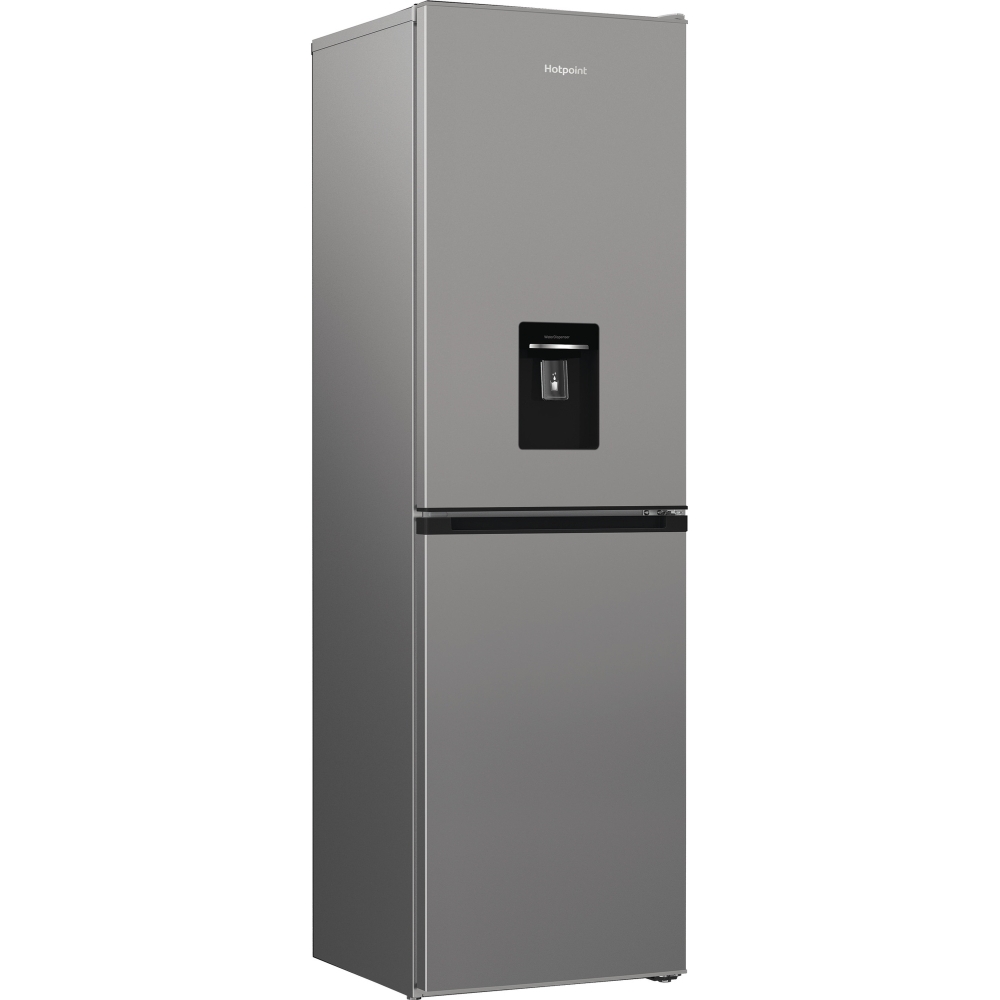 Hotpoint HPKH 1261W S4UK No Frost Fridge Freezer, 50/50, Silver, E Rated