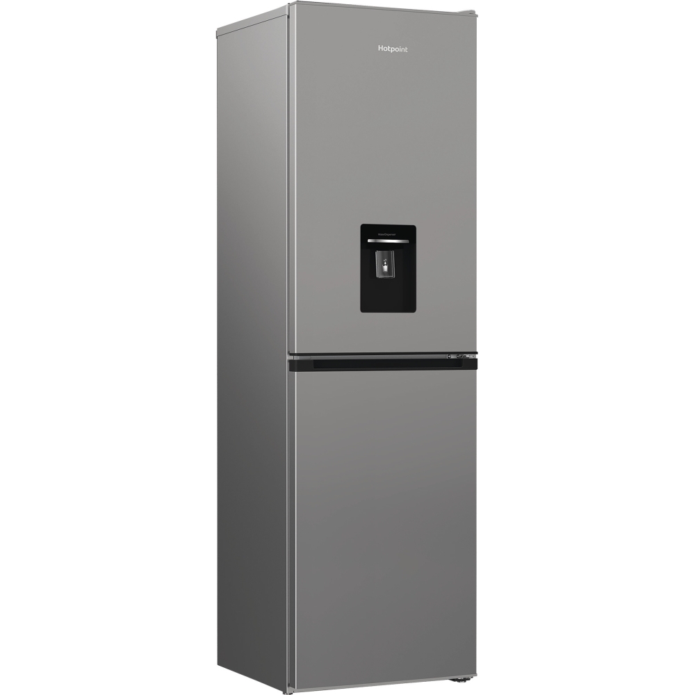 Hotpoint HPKH 1261W S5UK No Frost Fridge Freezer, 50/50, Silver, D Rated