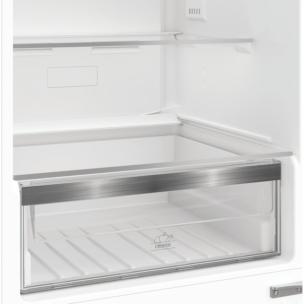 Hotpoint HPKH1262B4UK No Frost Integrated Fridge Freezer, Sliding Hinge, 50/50, White, E Rated