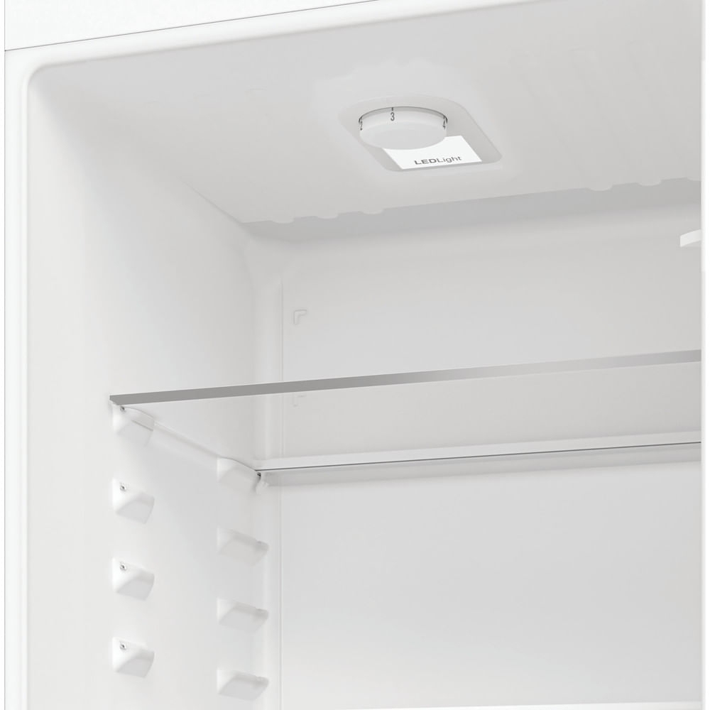 Hotpoint HPKH1262B4UK No Frost Integrated Fridge Freezer, Sliding Hinge, 50/50, White, E Rated