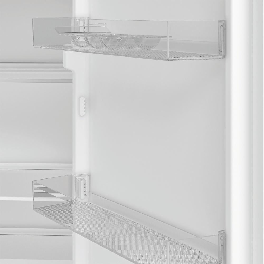 Indesit KINH 1261B4 UK No Frost Integrated Fridge Freezer, Sliding Hinge, 50/50, E Rated