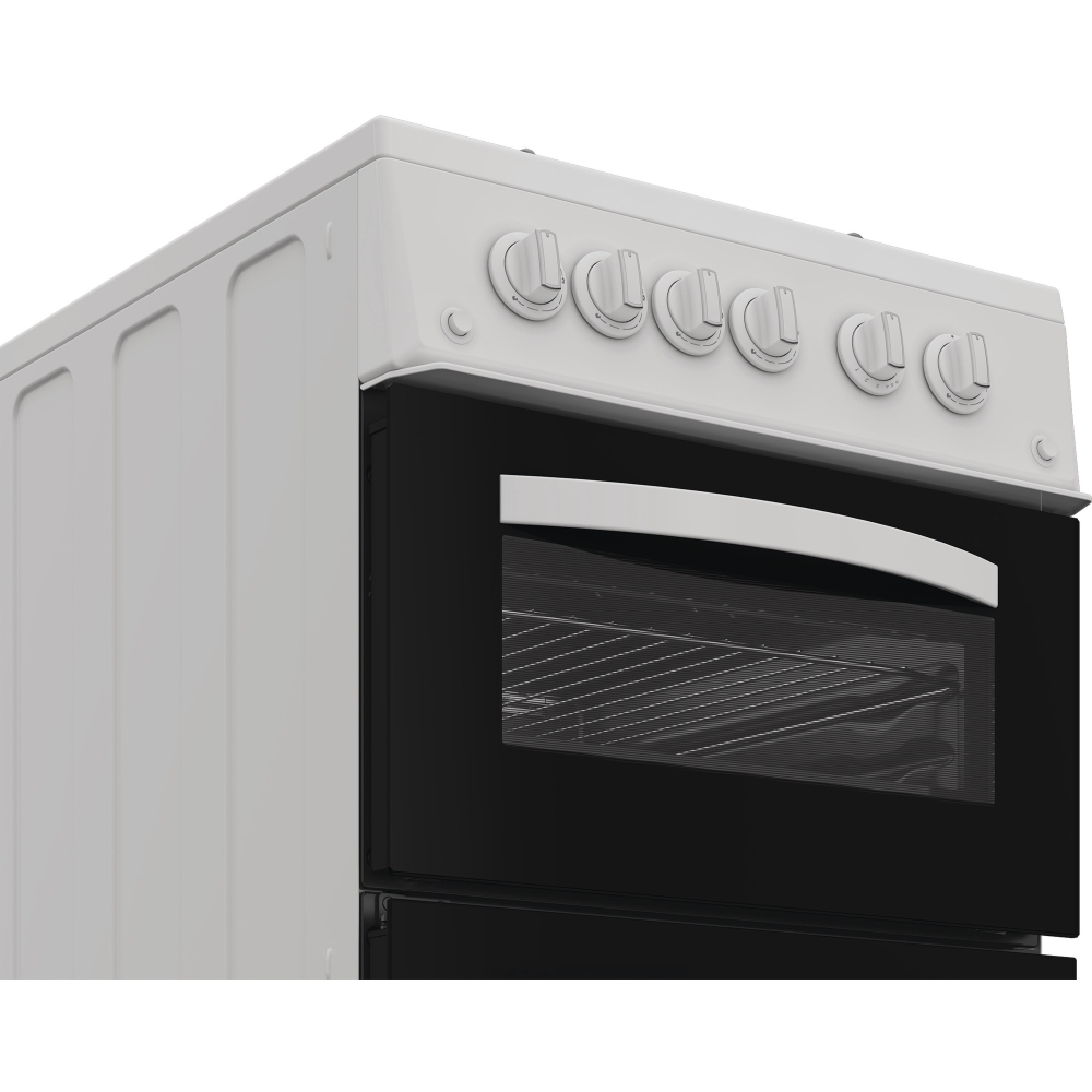 Indesit ITG5GMW Gas Cooker with Separate Grill, White, A+ Rated