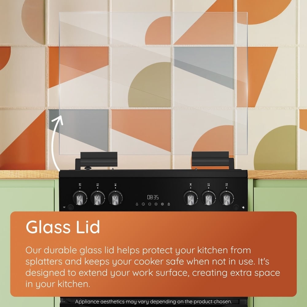 Hotpoint HDG5GCW Gas Cooker with Double Oven, White, A+ Rated