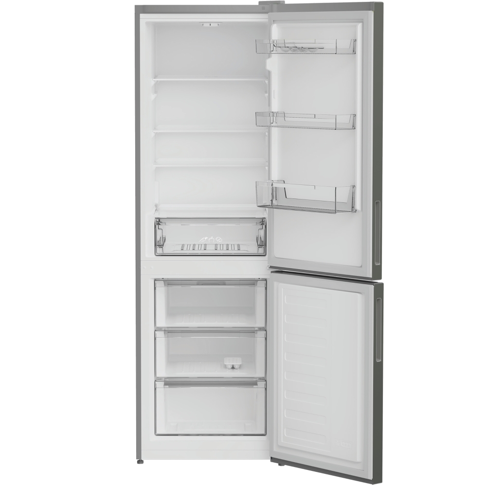 Indesit INKS 1361 S4UK Low Frost Fridge Freezer, 60/40, Silver, E Rated