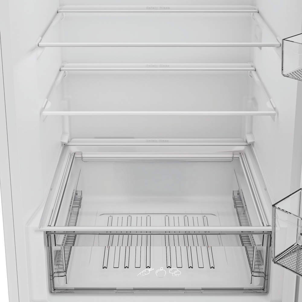 Indesit INKS 1361 S4UK Low Frost Fridge Freezer, 60/40, Silver, E Rated